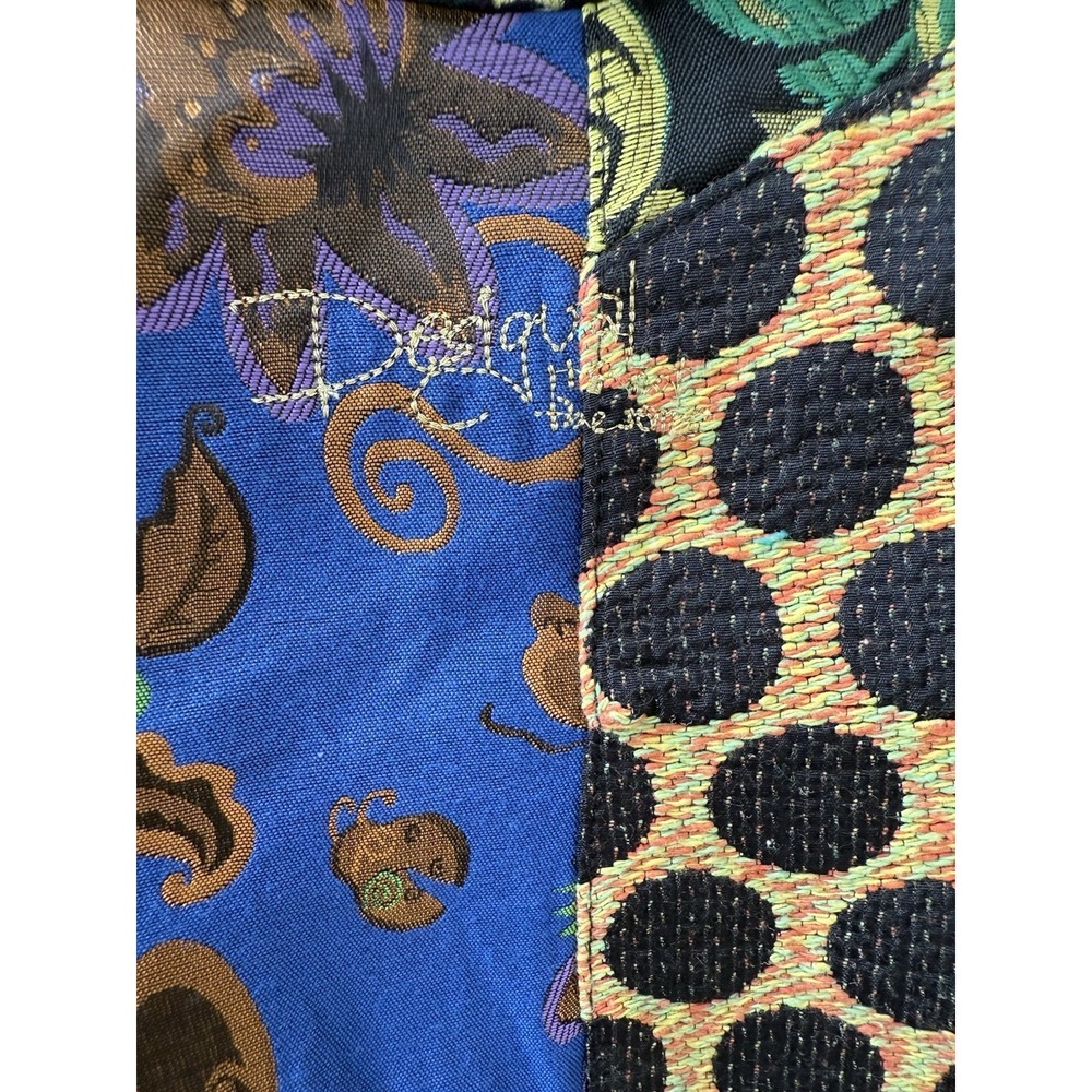 DESIGUAL Multicolor Patchwork Embroidered Jacket … - image 9